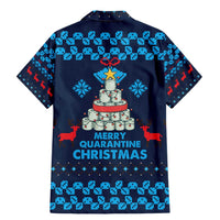 Merry Quarantine Christmas Family Matching Mermaid Dress and Hawaiian Shirt Xmas Holiday Patterns - Wonder Print Shop