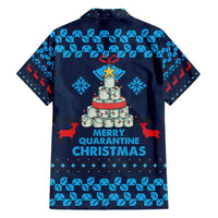 Merry Quarantine Christmas Family Matching Puletasi and Hawaiian Shirt Xmas Holiday Patterns - Wonder Print Shop