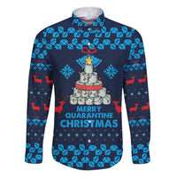 Merry Quarantine Christmas Family Matching Puletasi and Hawaiian Shirt Xmas Holiday Patterns - Wonder Print Shop