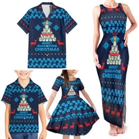 Merry Quarantine Christmas Family Matching Tank Maxi Dress and Hawaiian Shirt Xmas Holiday Patterns - Wonder Print Shop