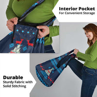 Merry Quarantine Christmas Grocery Bag Xmas Holiday Patterns - Wonder Print Shop