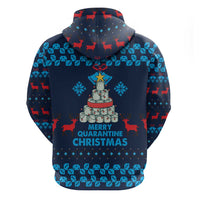 Merry Quarantine Christmas Hoodie Xmas Holiday Patterns - Wonder Print Shop