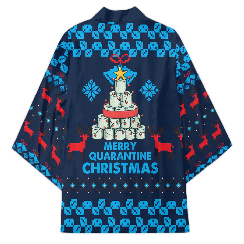 Merry Quarantine Christmas Kimono Xmas Holiday Patterns - Wonder Print Shop