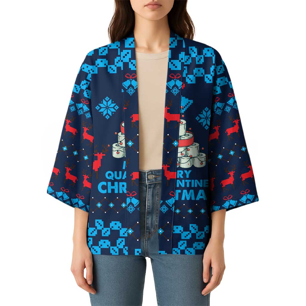 Merry Quarantine Christmas Kimono Xmas Holiday Patterns - Wonder Print Shop