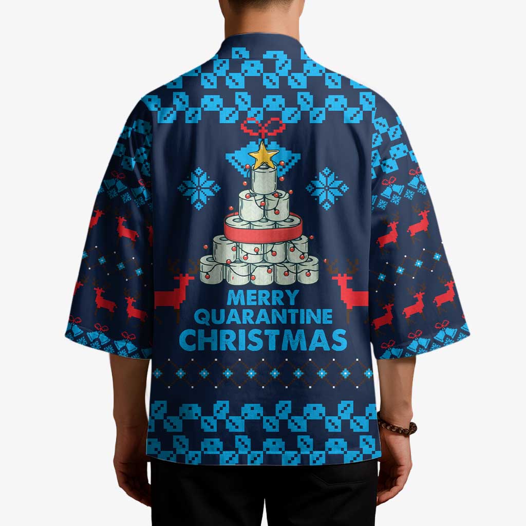 Merry Quarantine Christmas Kimono Xmas Holiday Patterns - Wonder Print Shop