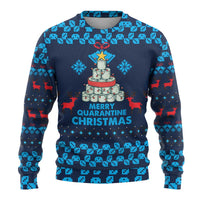 Merry Quarantine Christmas Ugly Christmas Sweater Xmas Holiday Patterns - Wonder Print Shop