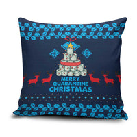 Merry Quarantine Christmas Pillow Cover Xmas Holiday Patterns - Wonder Print Shop