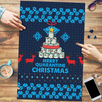 Merry Quarantine Christmas Puzzle Xmas Holiday Patterns - Wonder Print Shop