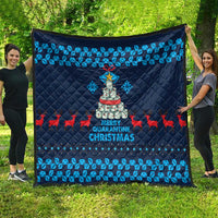 Merry Quarantine Christmas Quilt Xmas Holiday Patterns - Wonder Print Shop