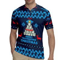 Merry Quarantine Christmas Rugby Jersey Xmas Holiday Patterns - Wonder Print Shop