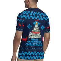 Merry Quarantine Christmas Rugby Jersey Xmas Holiday Patterns - Wonder Print Shop
