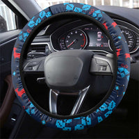 Merry Quarantine Christmas Steering Wheel Cover Xmas Holiday Patterns - Wonder Print Shop