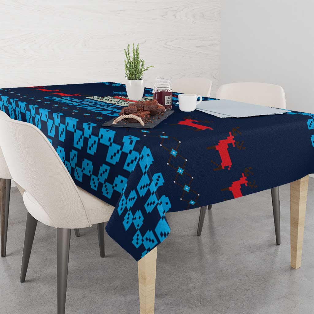 Merry Quarantine Christmas Tablecloth Xmas Holiday Patterns - Wonder Print Shop