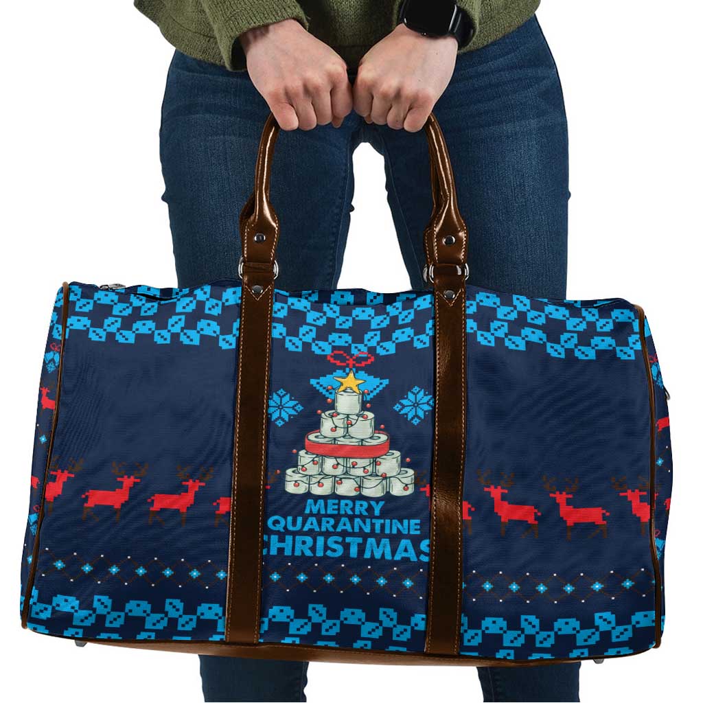 Merry Quarantine Christmas Travel Bag Xmas Holiday Patterns - Wonder Print Shop