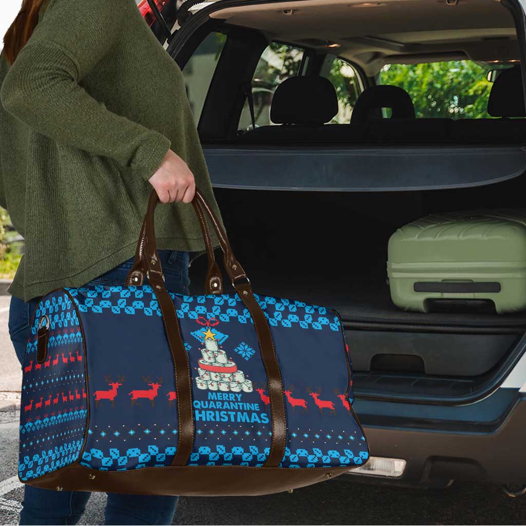 Merry Quarantine Christmas Travel Bag Xmas Holiday Patterns - Wonder Print Shop