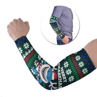 Merry Sharkmas Christmas Arm Sleeves Xmas Holiday Patterns - Wonder Print Shop