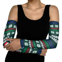 Merry Sharkmas Christmas Arm Sleeves Xmas Holiday Patterns - Wonder Print Shop