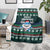 Merry Sharkmas Christmas Blanket Xmas Holiday Patterns - Wonder Print Shop