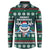 Merry Sharkmas Christmas Button Sweatshirt Xmas Holiday Patterns - Wonder Print Shop