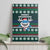 Merry Sharkmas Christmas Canvas Wall Art Xmas Holiday Patterns - Wonder Print Shop