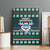 Merry Sharkmas Christmas Canvas Wall Art Xmas Holiday Patterns - Wonder Print Shop