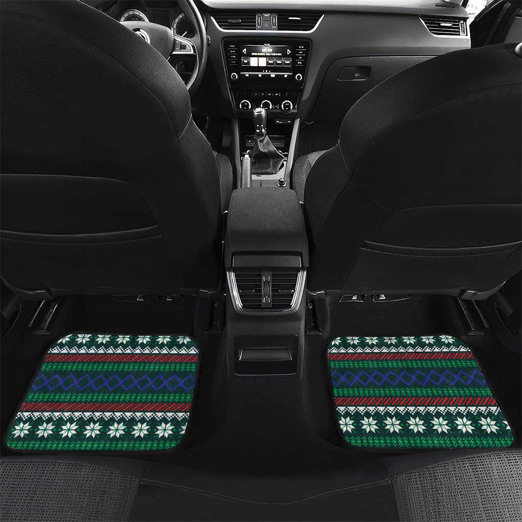 Merry Sharkmas Christmas Car Mats Xmas Holiday Patterns - Wonder Print Shop