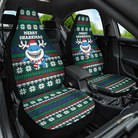 Merry Sharkmas Christmas Car Seat Cover Xmas Holiday Patterns - Wonder Print Shop