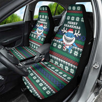 Merry Sharkmas Christmas Car Seat Cover Xmas Holiday Patterns - Wonder Print Shop