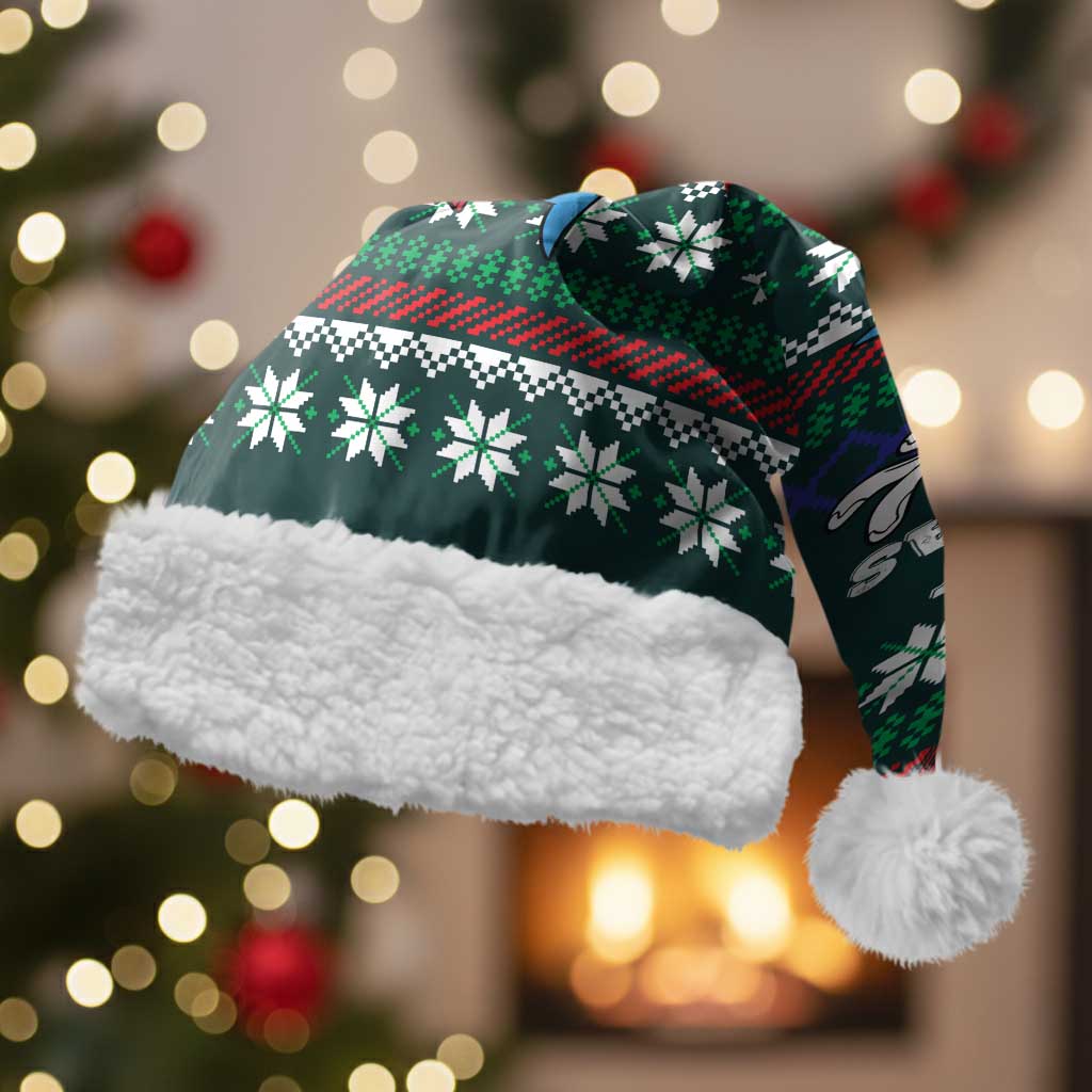 Merry Sharkmas Christmas Santa Hat Xmas Holiday Patterns - Wonder Print Shop