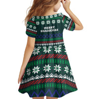 Merry Sharkmas Christmas Family Matching Off The Shoulder Long Sleeve Dress and Hawaiian Shirt Xmas Holiday Patterns - Wonder Print Shop