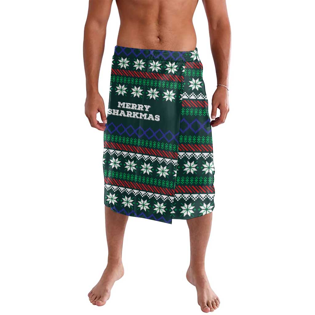 Merry Sharkmas Christmas Lavalava Xmas Holiday Patterns - Wonder Print Shop