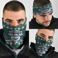 Merry Sharkmas Christmas Neck Gaiter Xmas Holiday Patterns - Wonder Print Shop