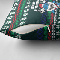 Merry Sharkmas Christmas Pillow Cover Xmas Holiday Patterns - Wonder Print Shop