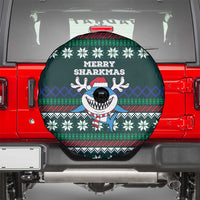 Merry Sharkmas Christmas Spare Tire Cover Xmas Holiday Patterns - Wonder Print Shop