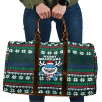 Merry Sharkmas Christmas Travel Bag Xmas Holiday Patterns - Wonder Print Shop
