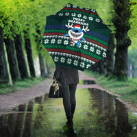 Merry Sharkmas Christmas Umbrella Xmas Holiday Patterns - Wonder Print Shop