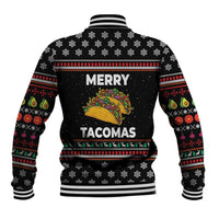 Merry Tacomas Christmas Baseball Jacket Xmas Holiday Patterns - Wonder Print Shop