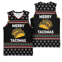 Merry Tacomas Christmas Basketball Jersey Xmas Holiday Patterns - Wonder Print Shop
