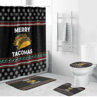 Merry Tacomas Christmas Bathroom Set Xmas Holiday Patterns - Wonder Print Shop