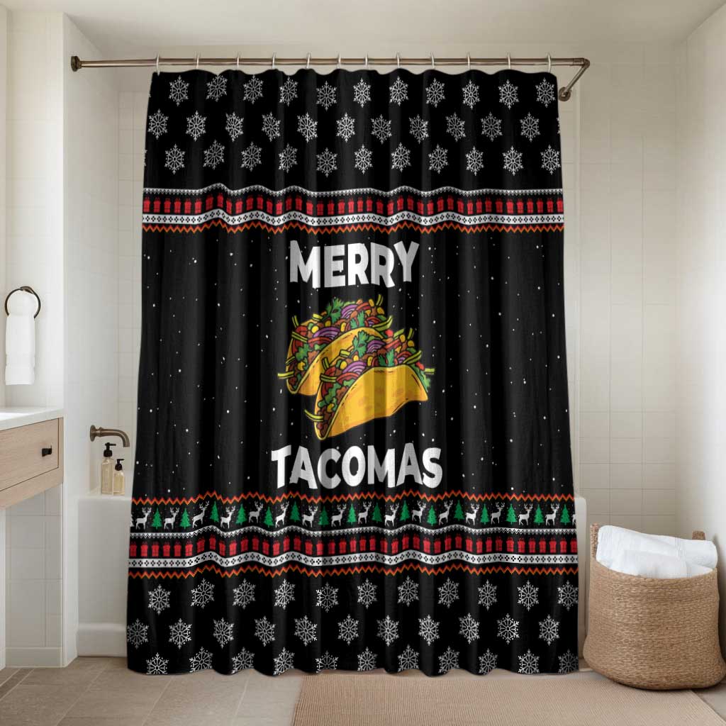 Merry Tacomas Christmas Bathroom Set Xmas Holiday Patterns - Wonder Print Shop