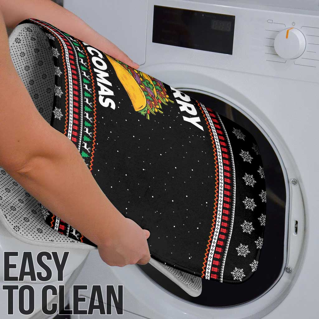 Merry Tacomas Christmas Bathroom Set Xmas Holiday Patterns - Wonder Print Shop