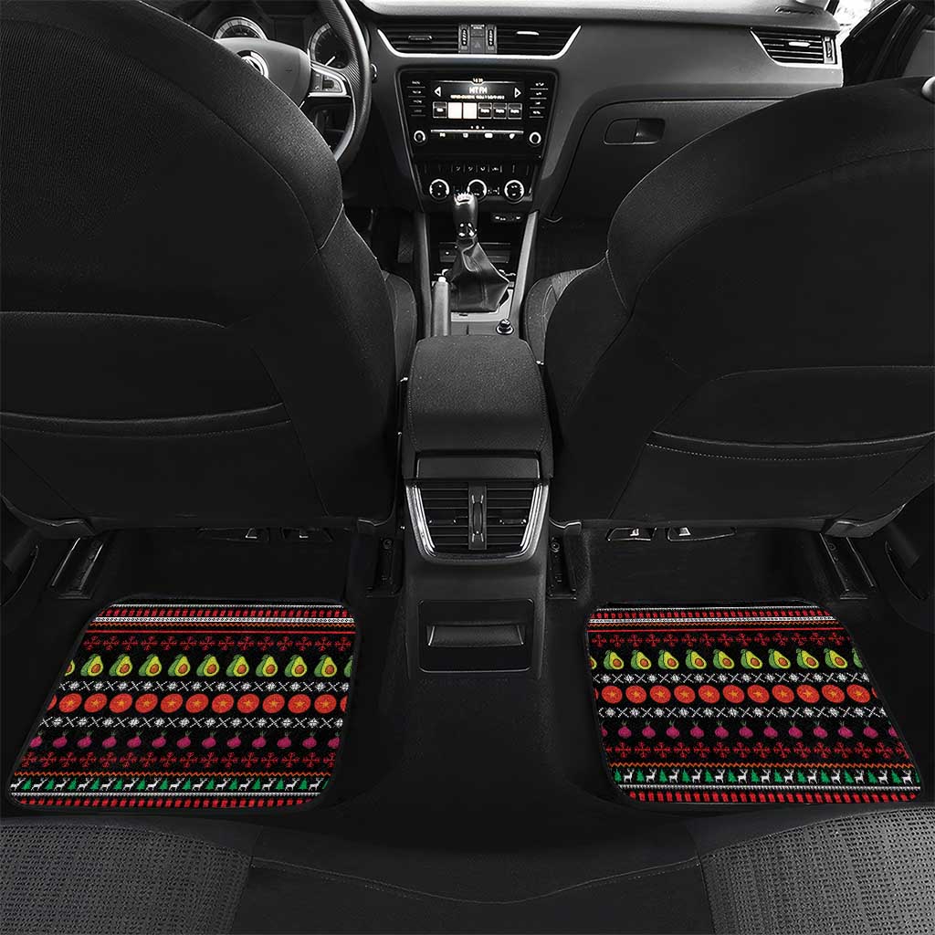 Merry Tacomas Christmas Car Mats Xmas Holiday Patterns - Wonder Print Shop