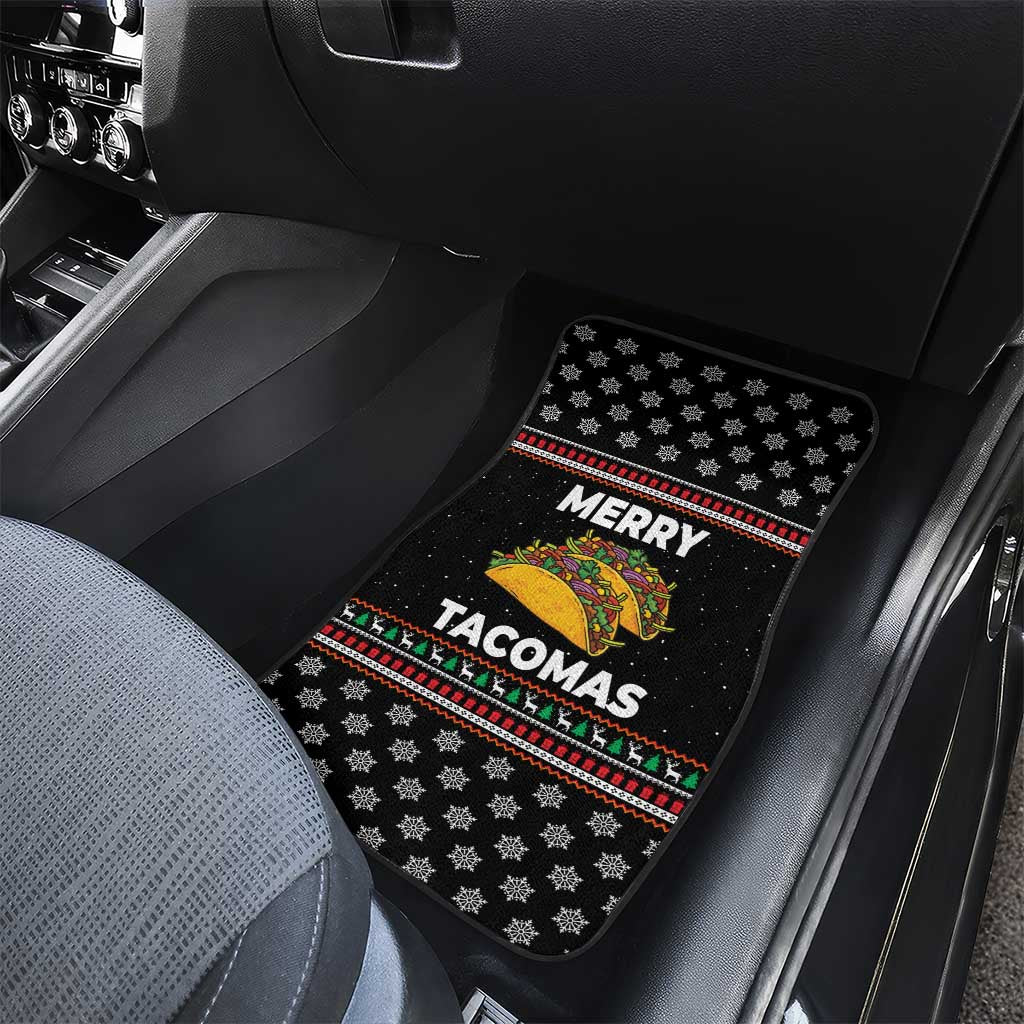 Merry Tacomas Christmas Car Mats Xmas Holiday Patterns - Wonder Print Shop