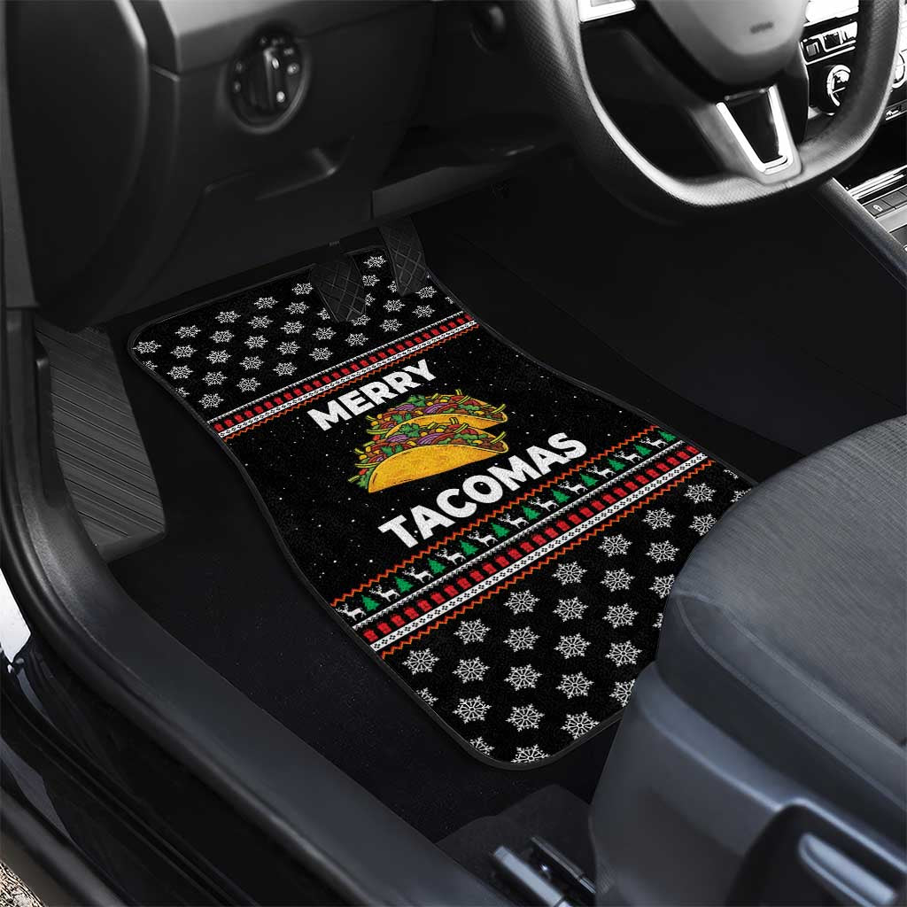 Merry Tacomas Christmas Car Mats Xmas Holiday Patterns - Wonder Print Shop