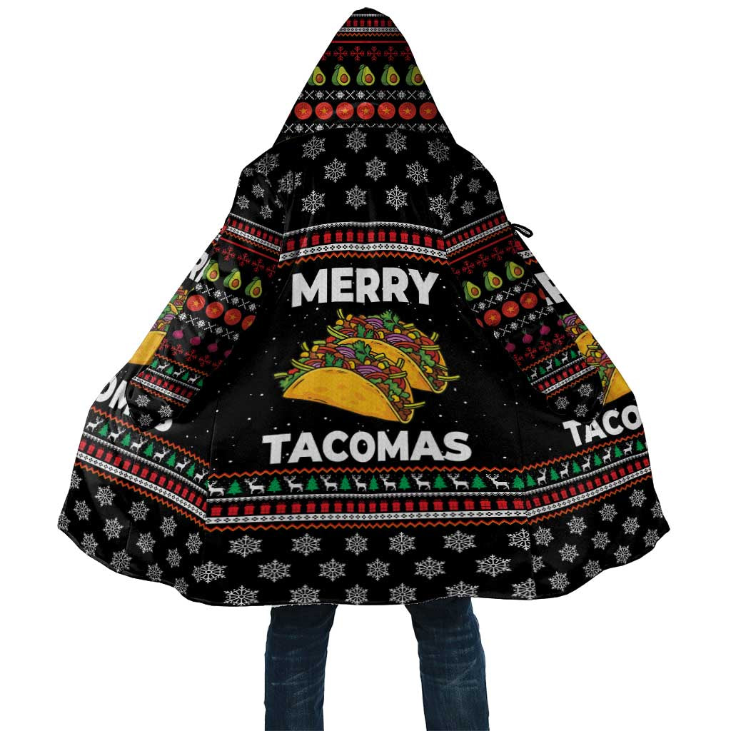 Merry Tacomas Christmas Cloak Xmas Holiday Patterns - Wonder Print Shop
