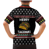 Merry Tacomas Christmas Family Matching Mermaid Dress and Hawaiian Shirt Xmas Holiday Patterns - Wonder Print Shop