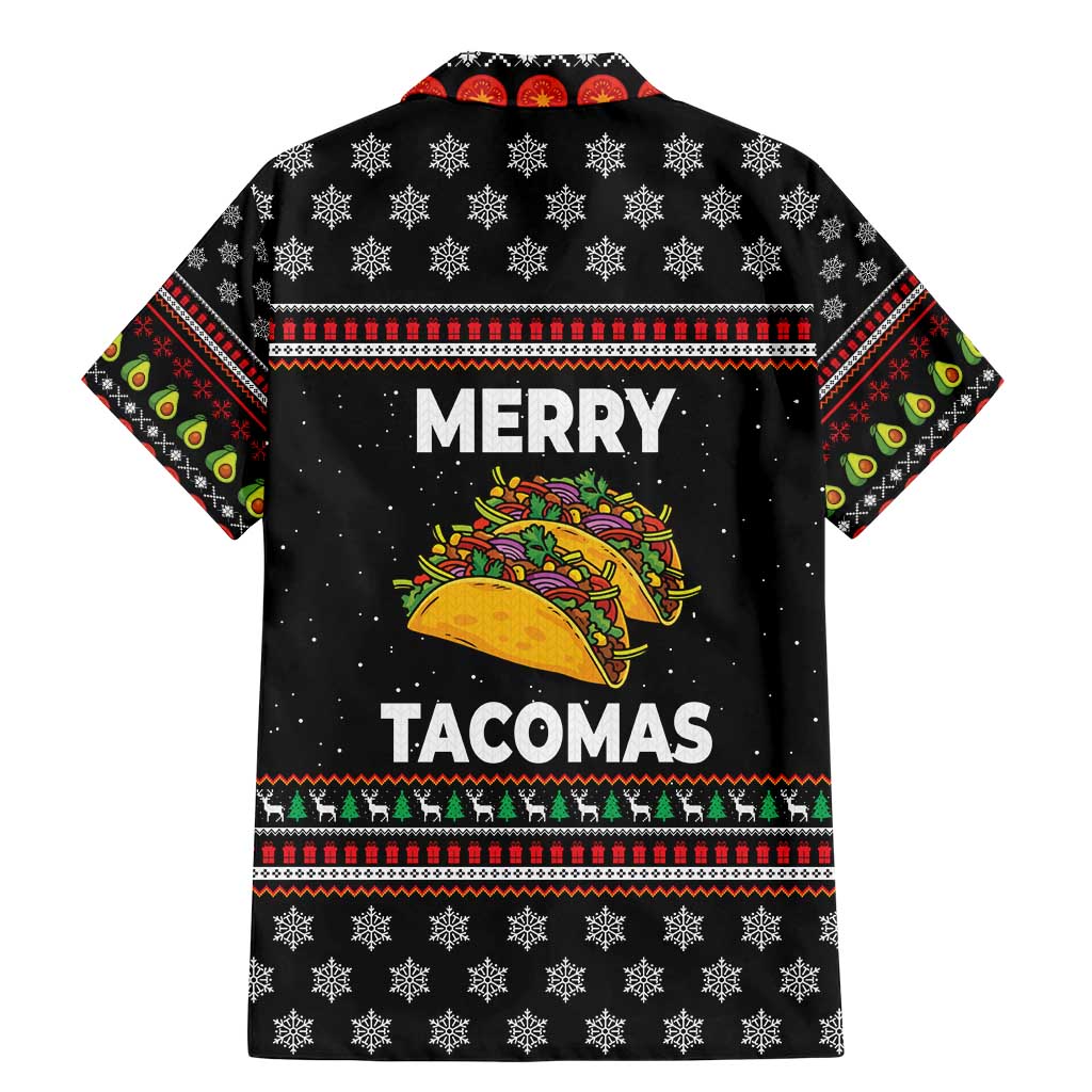 Merry Tacomas Christmas Family Matching Mermaid Dress and Hawaiian Shirt Xmas Holiday Patterns - Wonder Print Shop