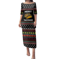 Merry Tacomas Christmas Family Matching Puletasi and Hawaiian Shirt Xmas Holiday Patterns - Wonder Print Shop