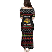 Merry Tacomas Christmas Family Matching Puletasi and Hawaiian Shirt Xmas Holiday Patterns - Wonder Print Shop