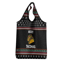 Merry Tacomas Christmas Grocery Bag Xmas Holiday Patterns - Wonder Print Shop